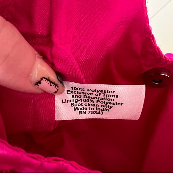 Hot Pink Beaded Mini Bag - Picture 4 of 4